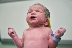 baby covered in vernix