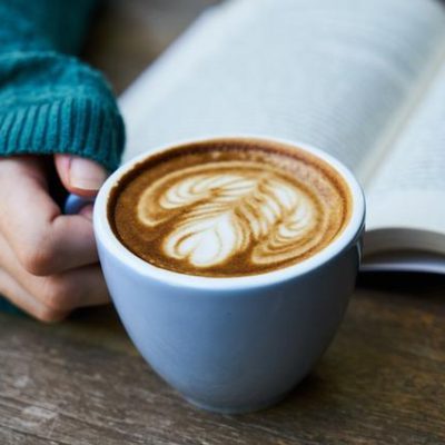 woman with coffee